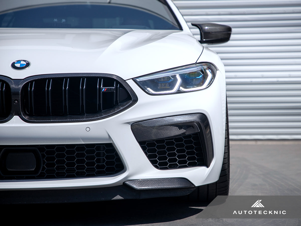 AutoTecknic Performance Dry Carbon Bumper Trim Set - BMW F9X M8