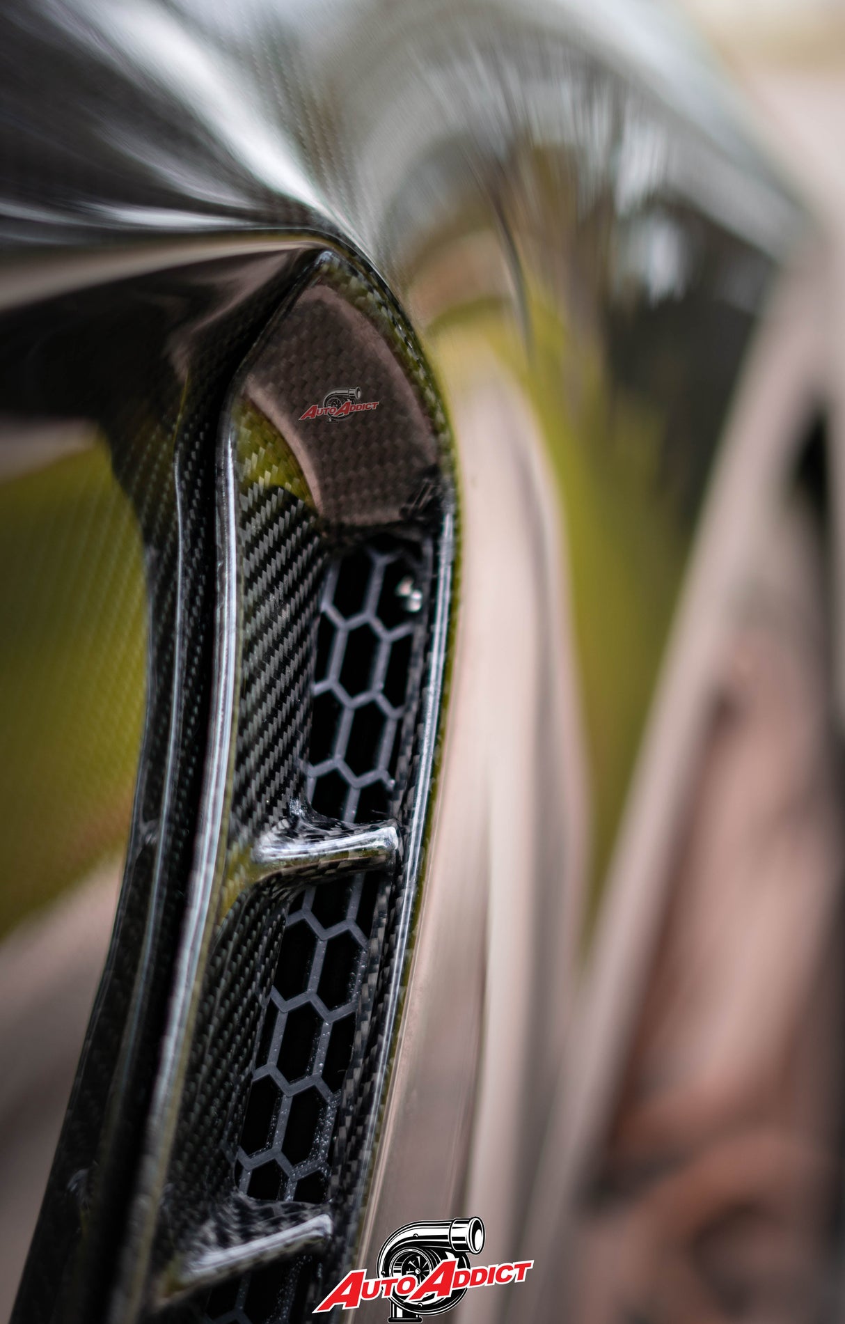 2018-2023 Ford Mustang GT350 Style Carbon Fiber Fenders (Pair)