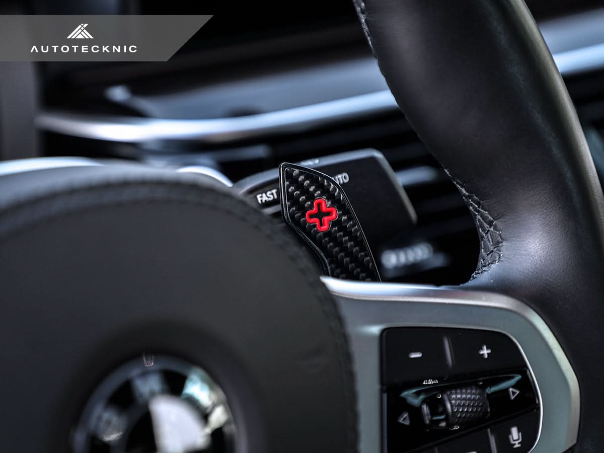 AutoTecknic Carbon Fiber Pole Position Shift Paddles - G14/ G15/ G16 8-Series
