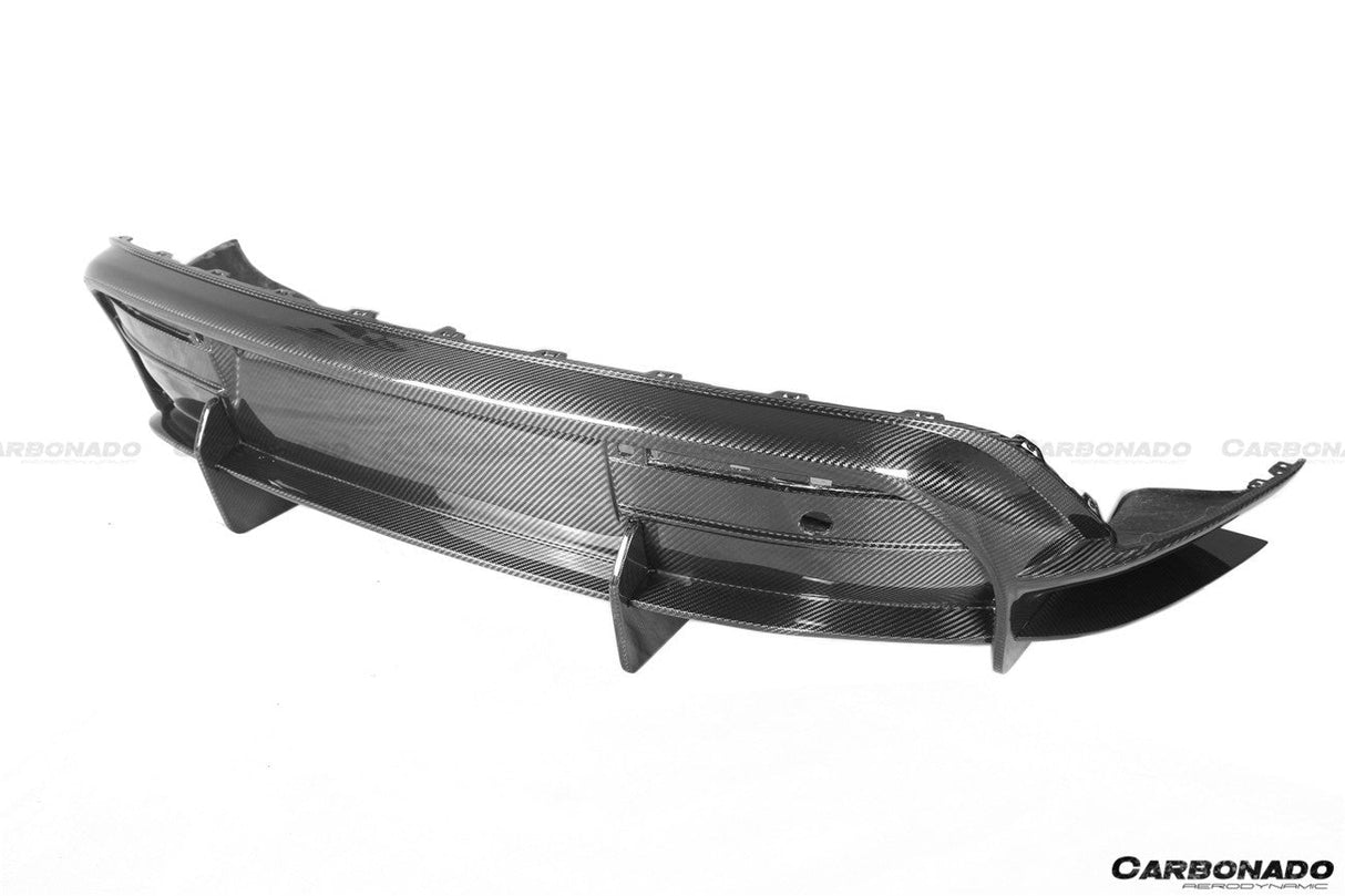 2020-2024 Porsche Taycan OD Style DRY Carbon Fiber Rear Diffuser | Fits 4, 4S, GTS, Turbo, Turbo S, ST, CT