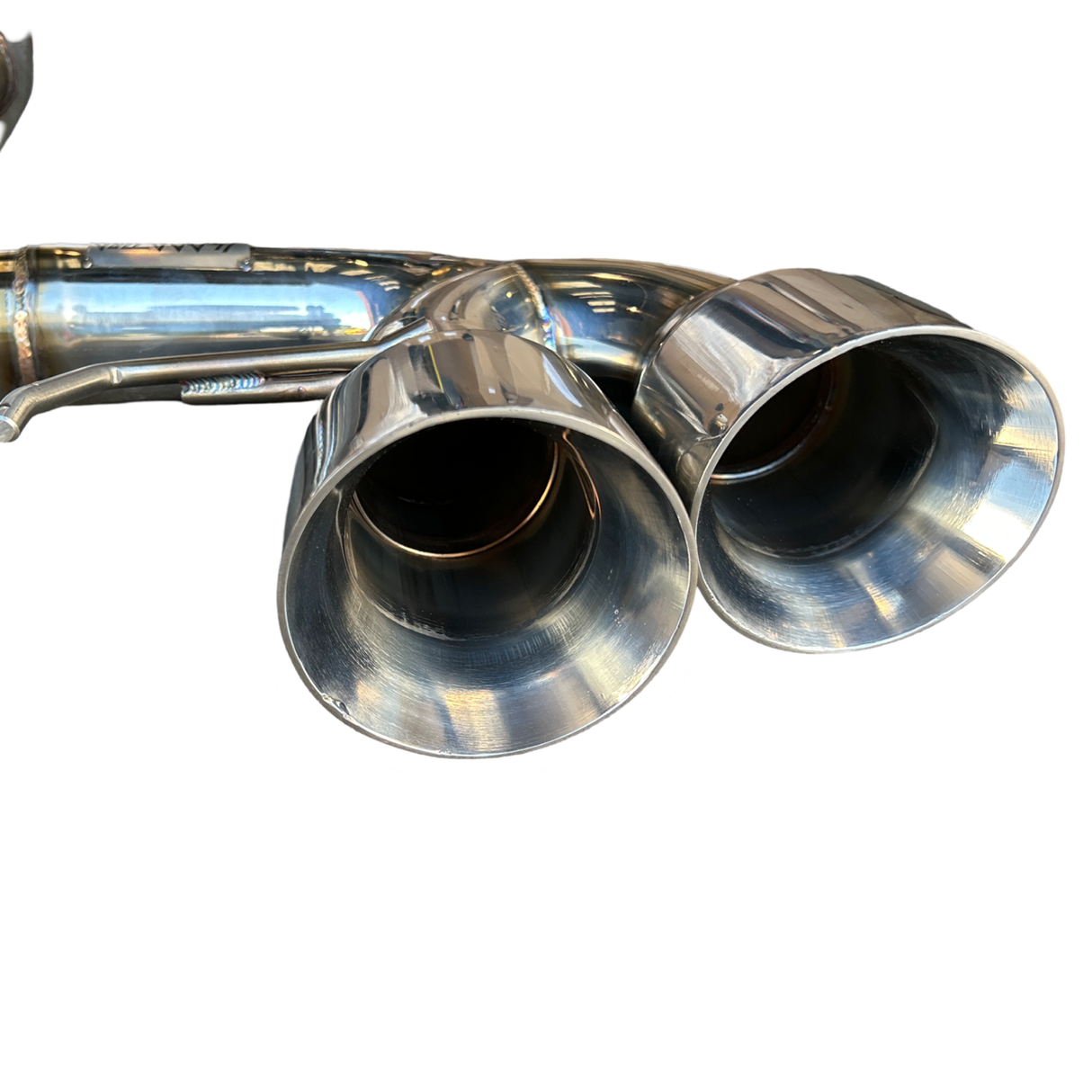 Catback Exhaust for 20-24 Chevy Corvette C8 Polished Tips 6.2L V8 Mandrel 304SS
