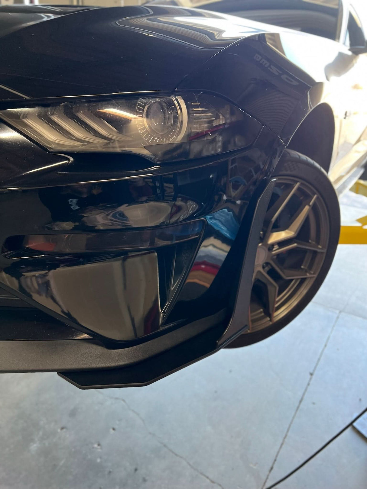 Mustang 15-23 'GT500 Style' Splitter Winglet & Fender Extensions