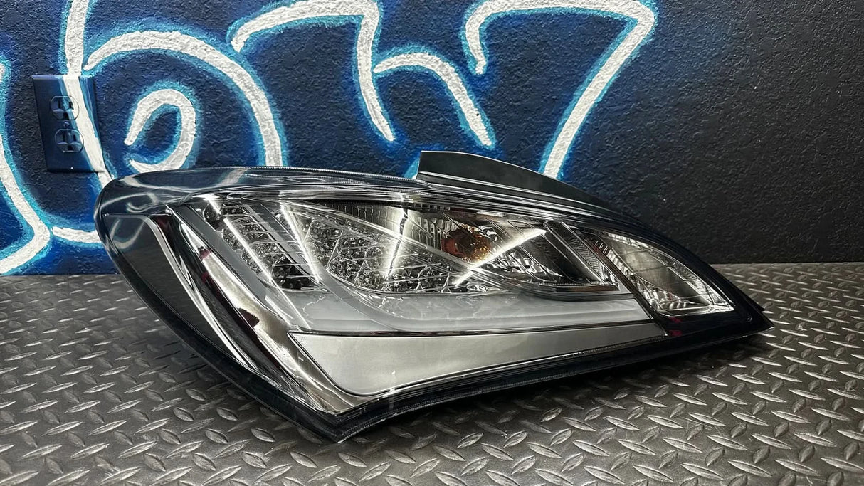 NTXGlow CLEAR Eagle Eye Tail Lights (2010-2016 Hyundai Genesis Coupe) - smoked lens