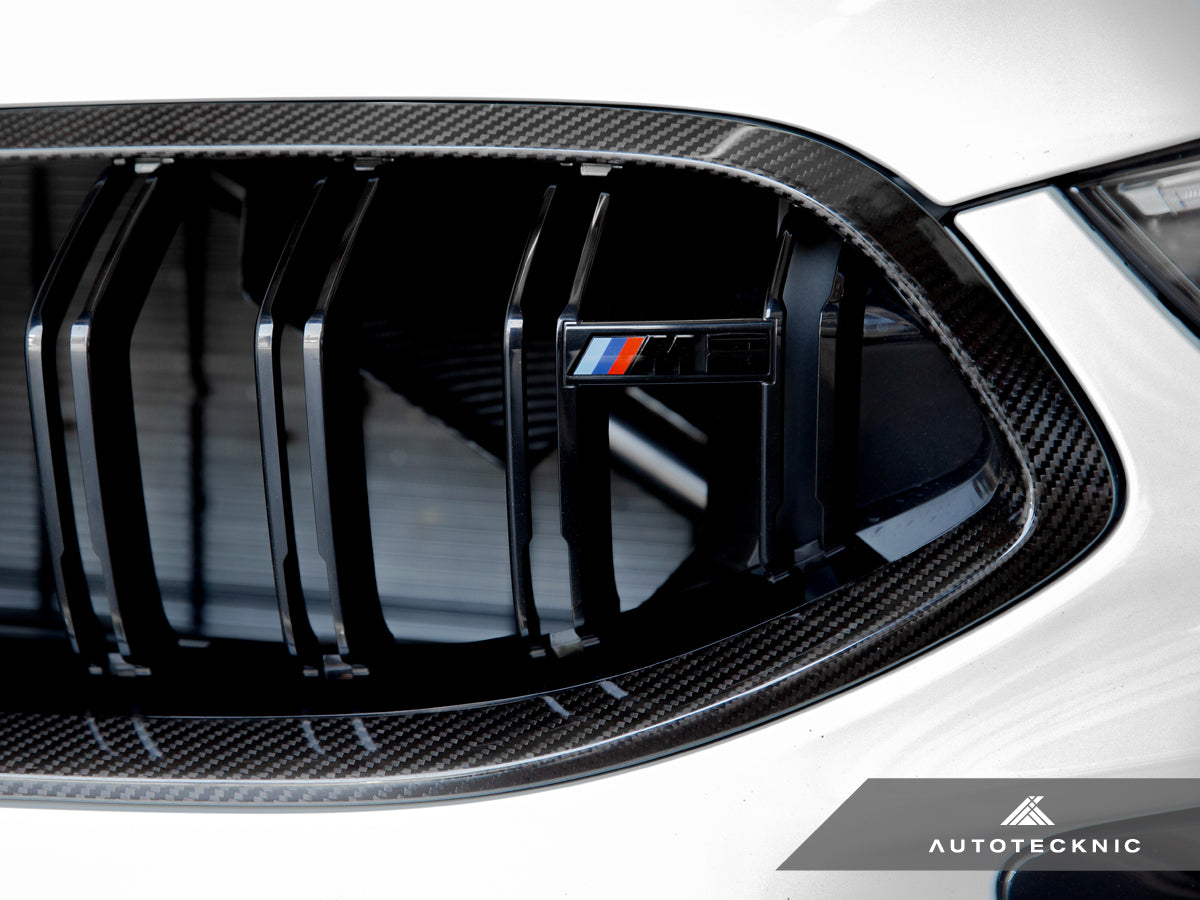 AutoTecknic Replacement Dry Carbon Grille Surround - F9X M8