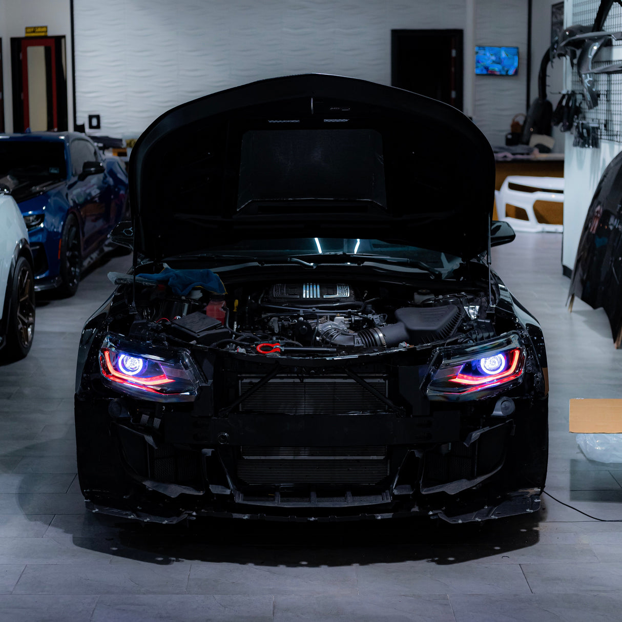 2016-2018 Chevy Camaro RGB OEM Replica Projector Headlights – Custom RGBW Bluetooth Control