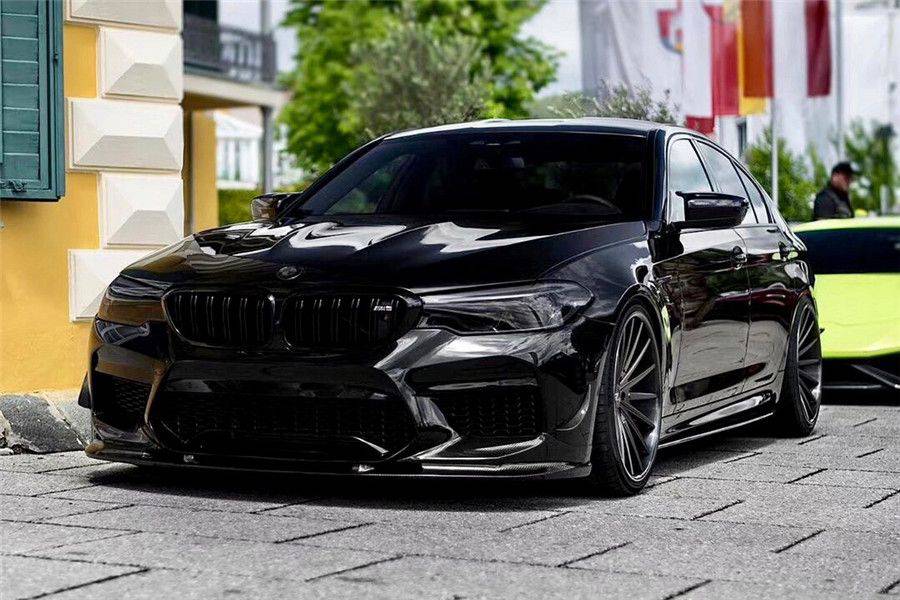 2018-2020 BMW F90 M5 And Competition D3 Style Carbon Fiber Front Lip (NOT LCI)