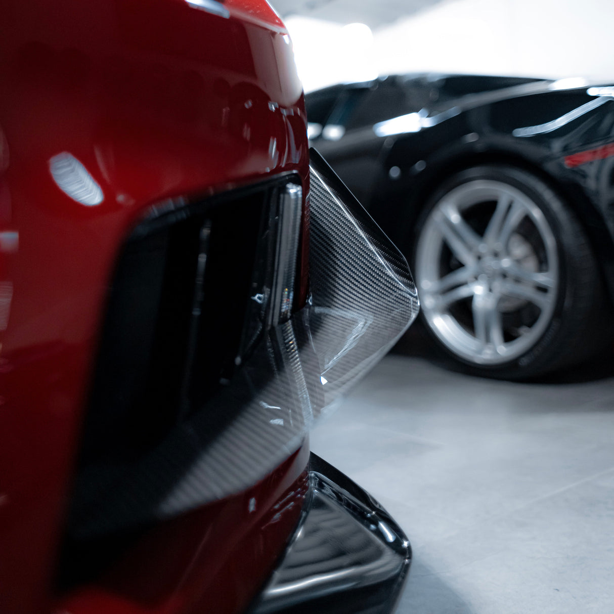 2010-2015 Gen 5 1LE/ZL1 Aftermarket Bumper Carbon Fiber Dive Planes Double Sided