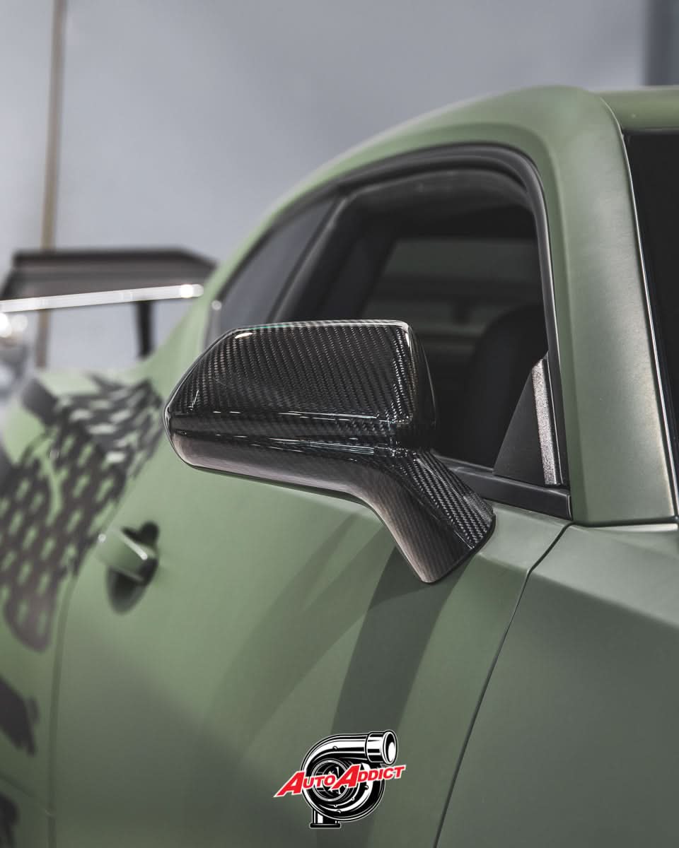 2016-2024 Chevy Camaro Carbon Fiber Mirror Caps