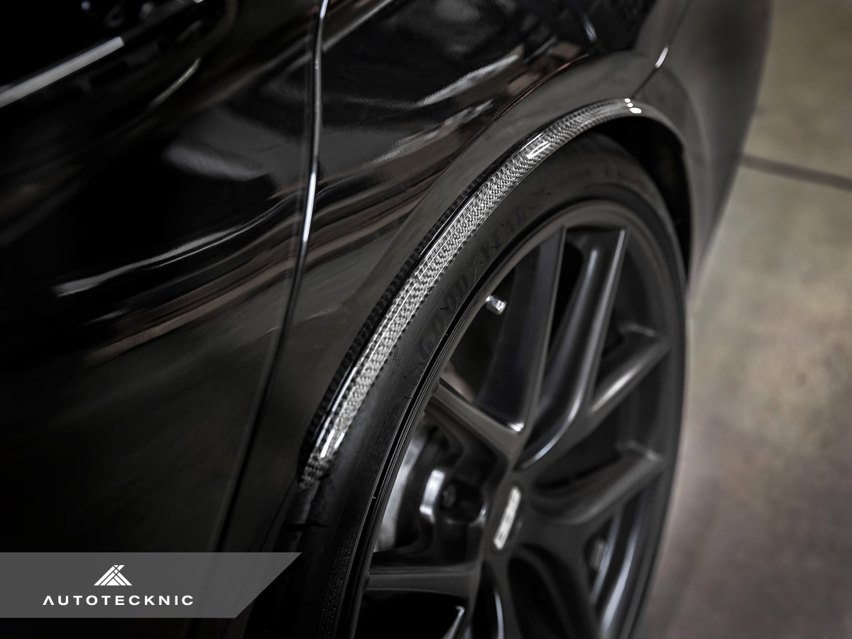 AutoTecknic Carbon Fiber Rear Wheel Arch Extension Set - BMW F90 M5