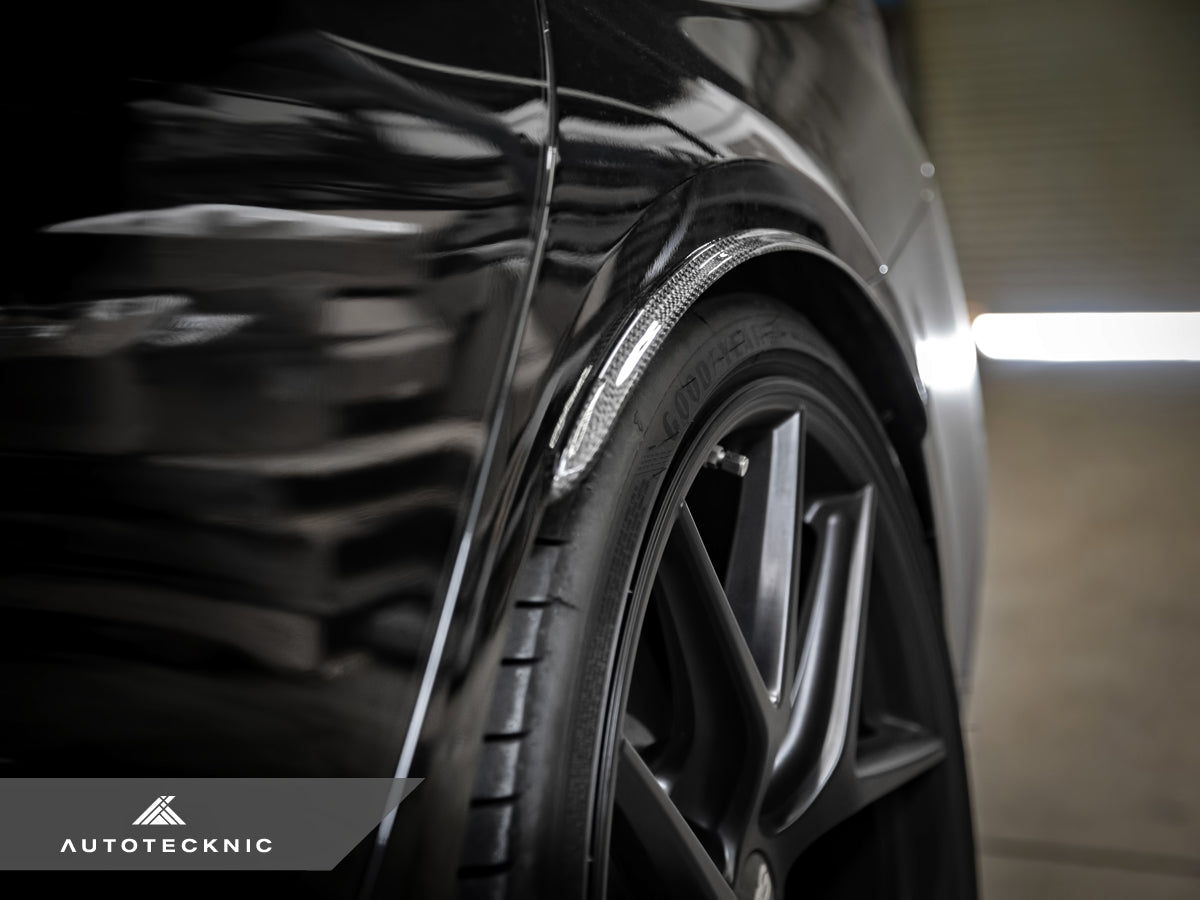 AutoTecknic Carbon Fiber Rear Wheel Arch Extension Set - BMW F90 M5