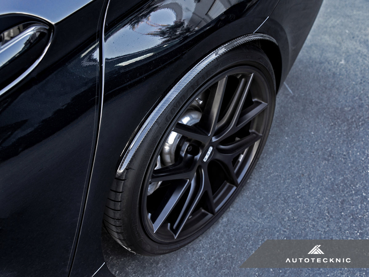 AutoTecknic Carbon Fiber Rear Wheel Arch Extension Set - BMW F90 M5