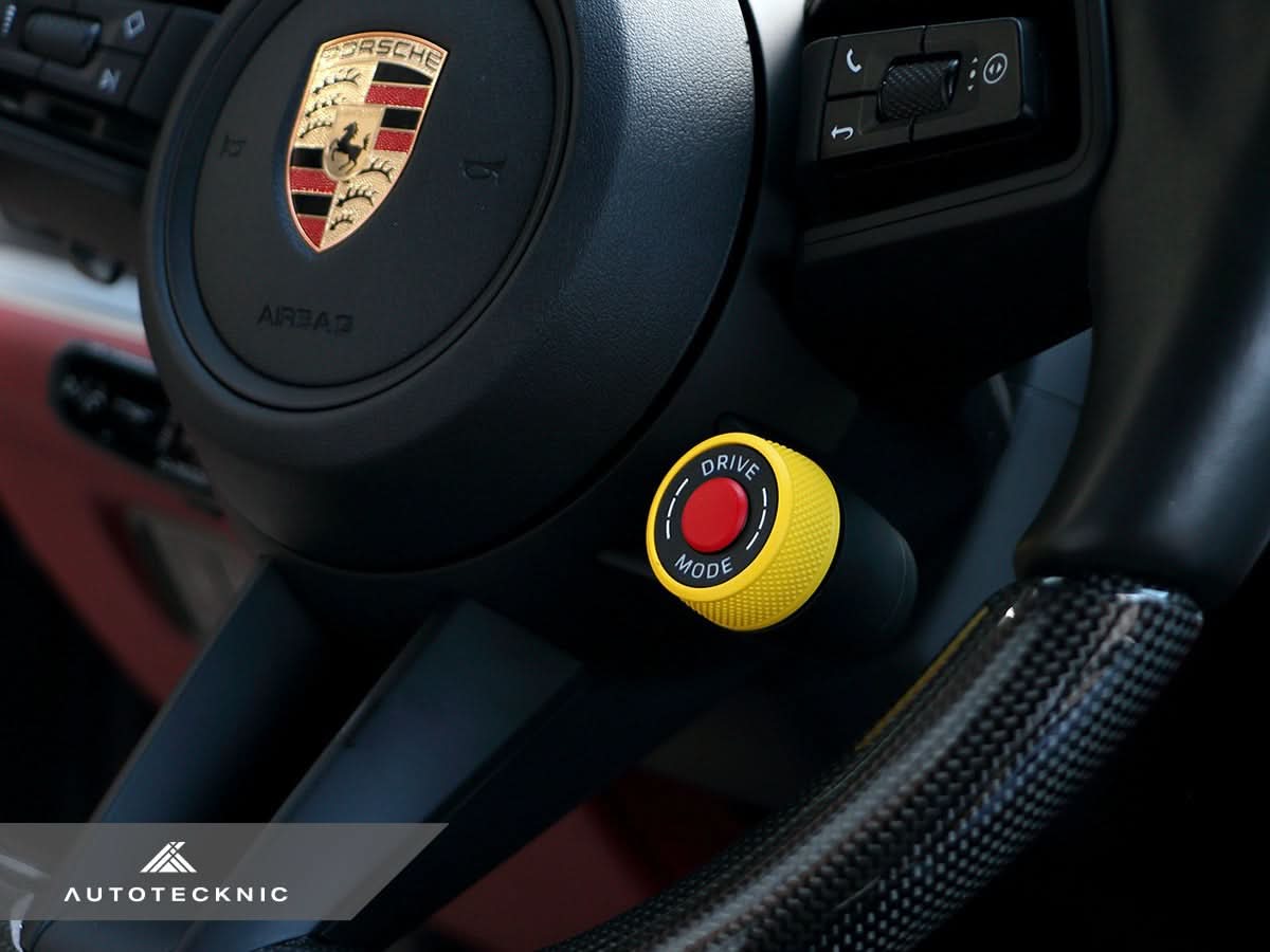 AutoTecknic Painted Drive Mode Selector Switch Dial - Porsche