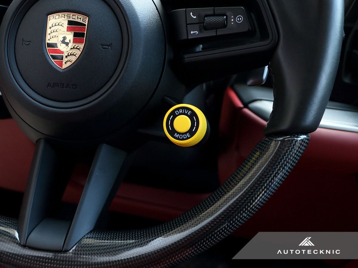 AutoTecknic Painted Drive Mode Selector Switch Dial - Porsche
