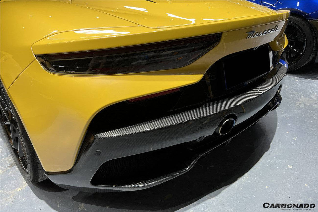 2020-UP Maserati MC20 MCPura OEM Style DRY Carbon Fiber Rear Lip Diffuser