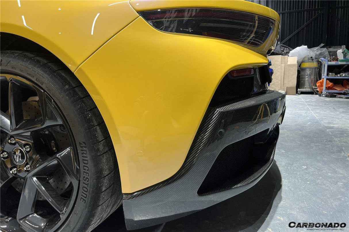 2020-UP Maserati MC20 MCPura OEM Style DRY Carbon Fiber Rear Lip Diffuser