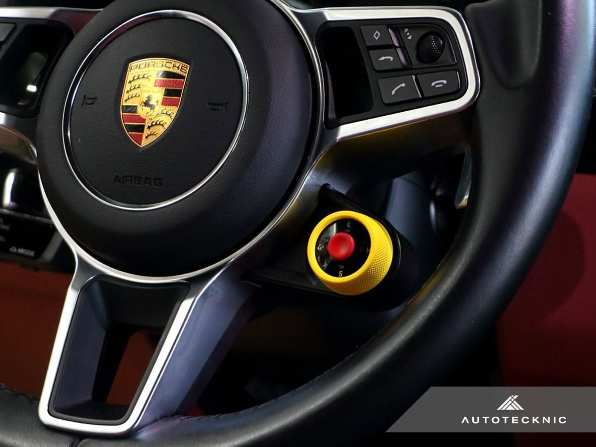 AutoTecknic Painted Drive Mode Selector Switch Dial - Porsche