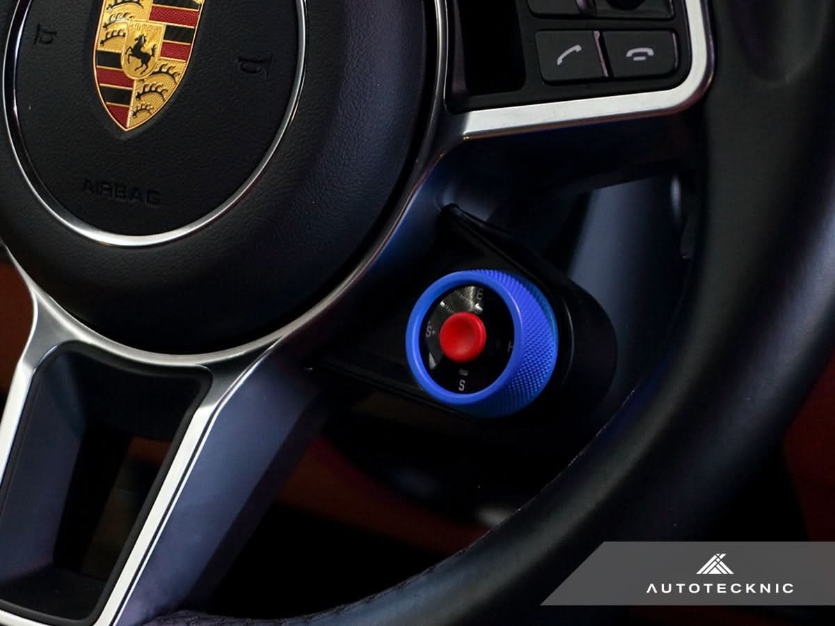 AutoTecknic Painted Drive Mode Selector Switch Dial - Porsche
