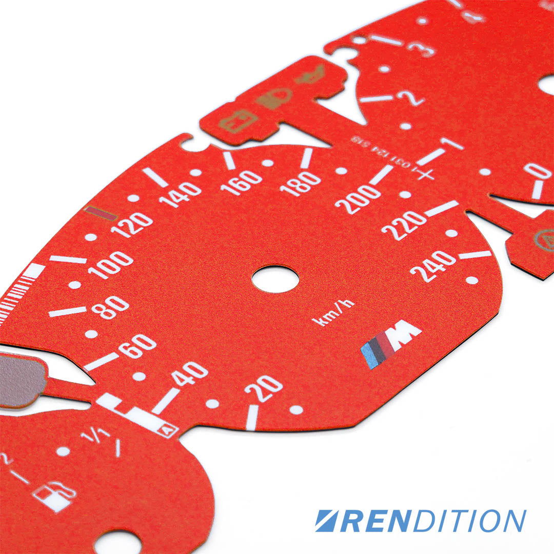 BMW E46 GAUGE FACE FOR M3 330 328 325 318 320 323 316 - K2 Industries