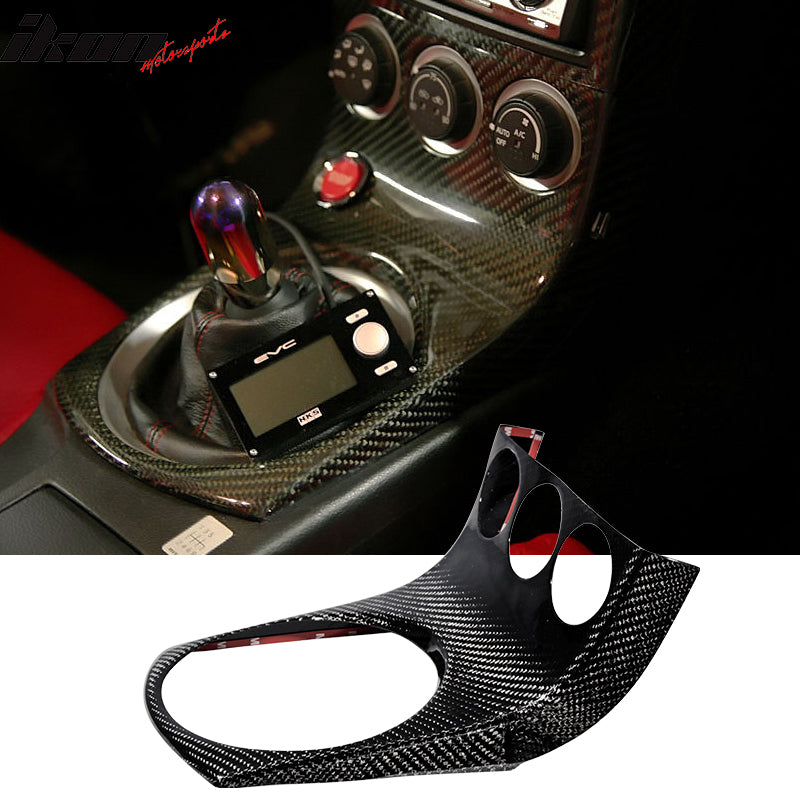 2003-2005Â Nissan 350Z Z33 Shifter Center Dash Trim Cover Carbon Fiber