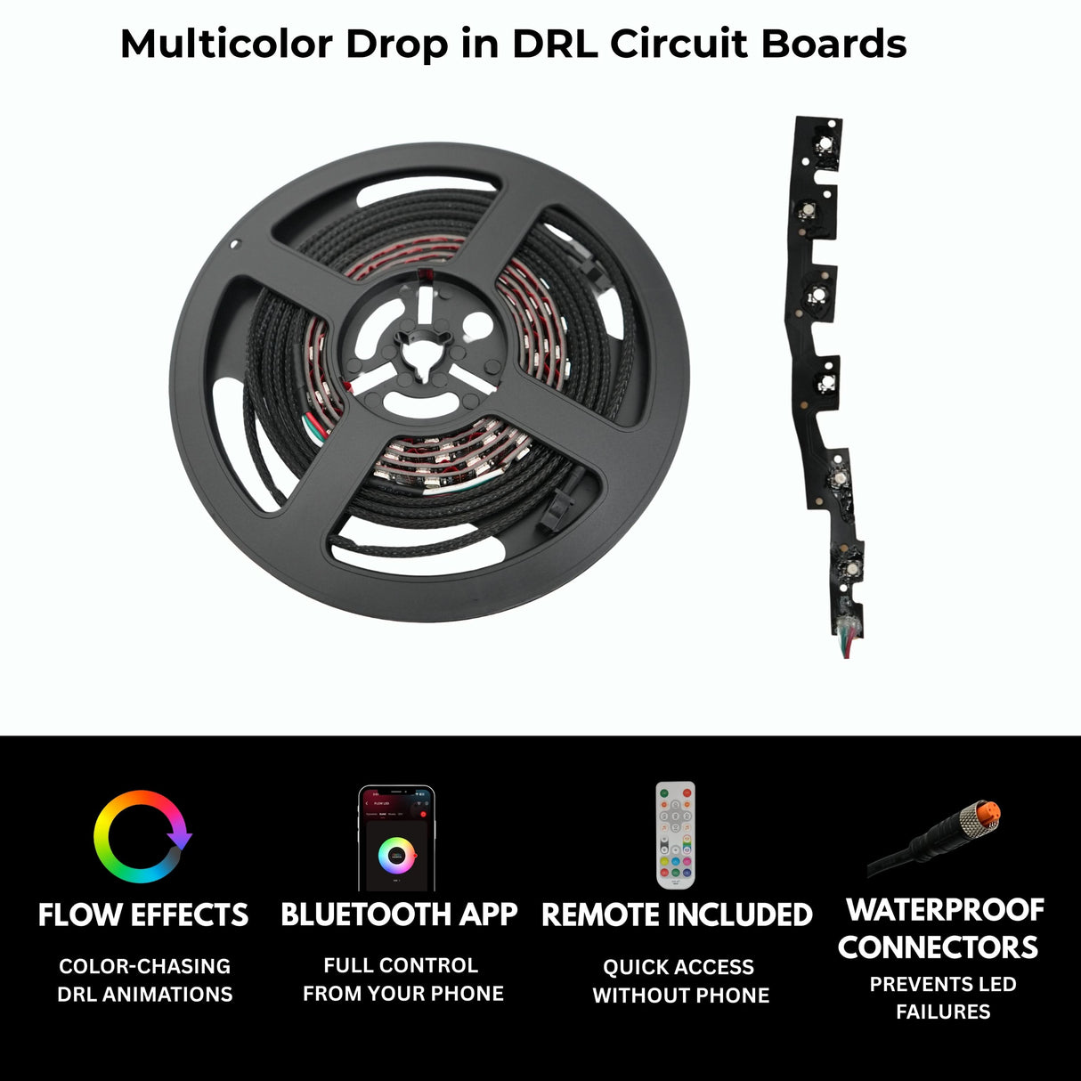 Infiniti Q50 Multicolor Flow DRL Boards (2014-2024)