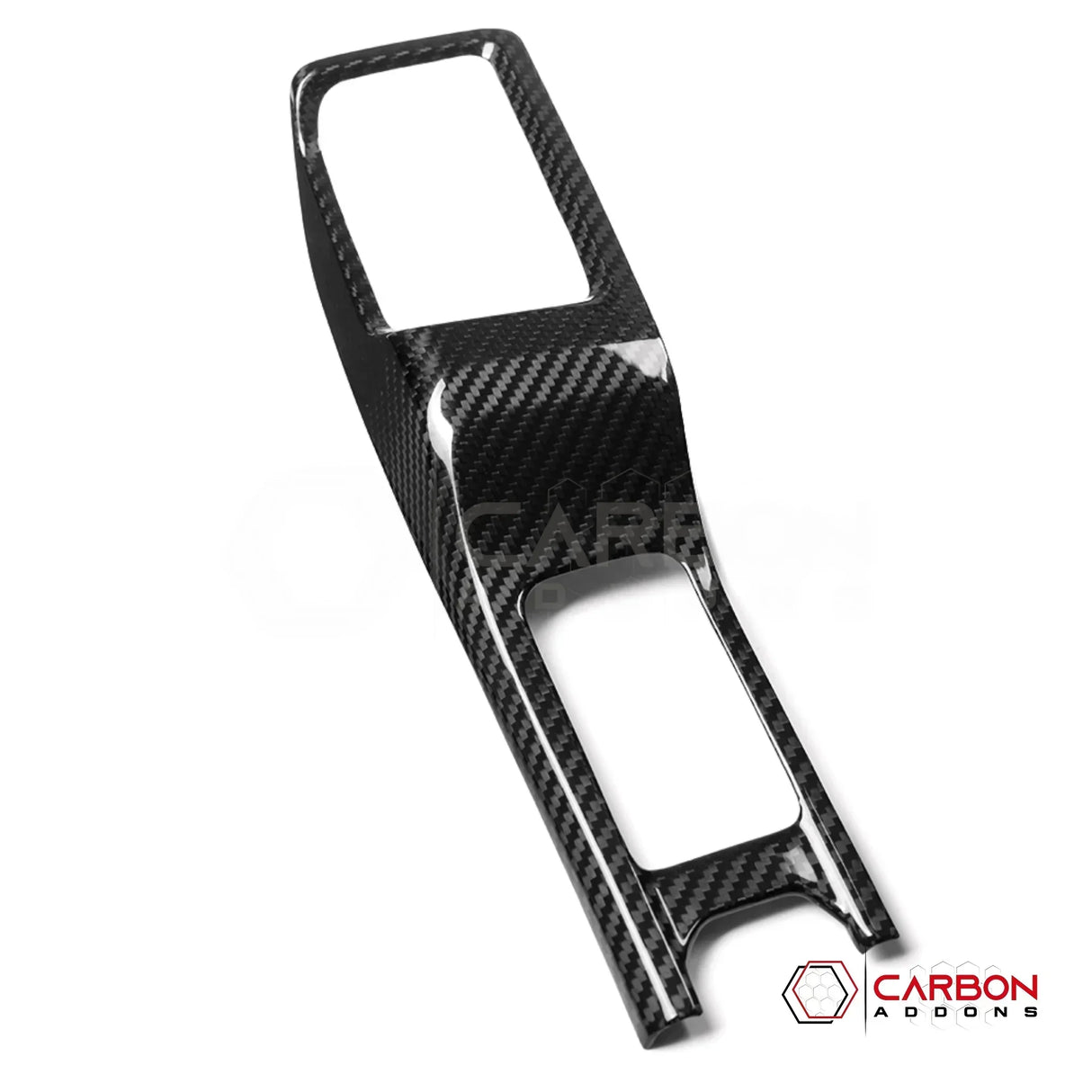 2018+ Jeep Wrangler JL & 2020+ Gladiator JT Real Carbon Fiber 4WD Shifter Base Trim Cover