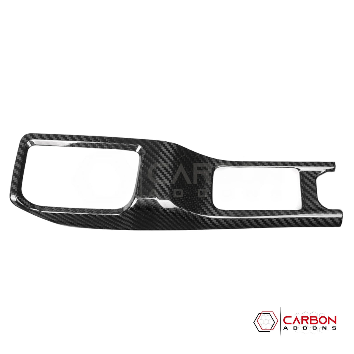 2018+ Jeep Wrangler JL & 2020+ Gladiator JT Real Carbon Fiber 4WD Shifter Base Trim Cover