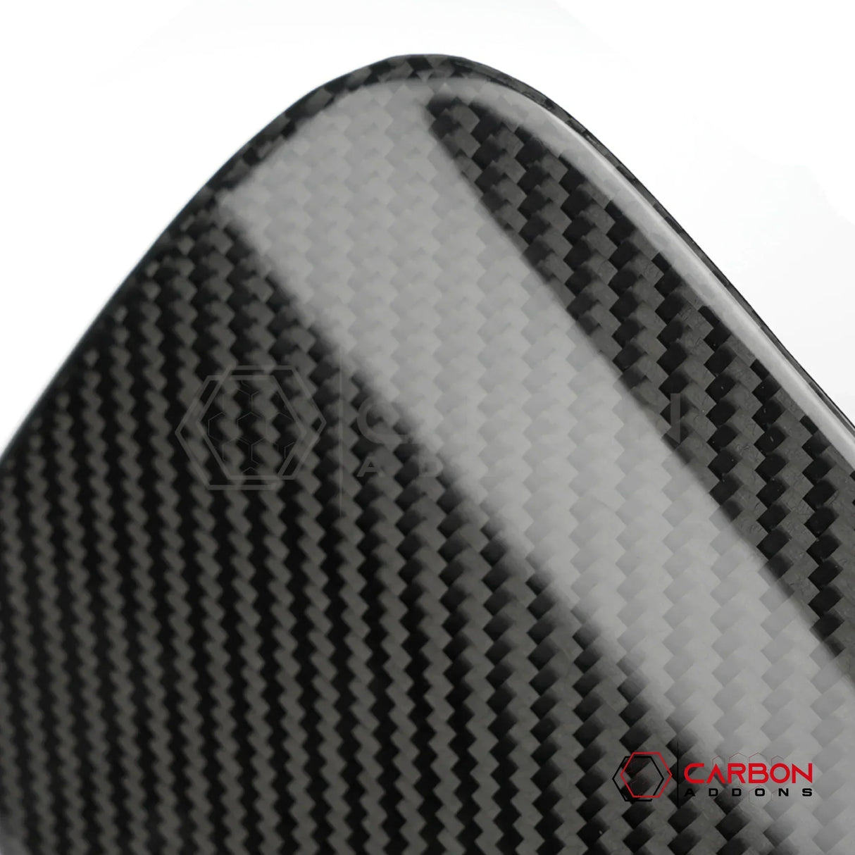 2018+ Jeep Wrangler JL / 2020+ Gladiator JT Real Carbon Fiber Fuel Door Gas Cap Cover | Glossy or Matte