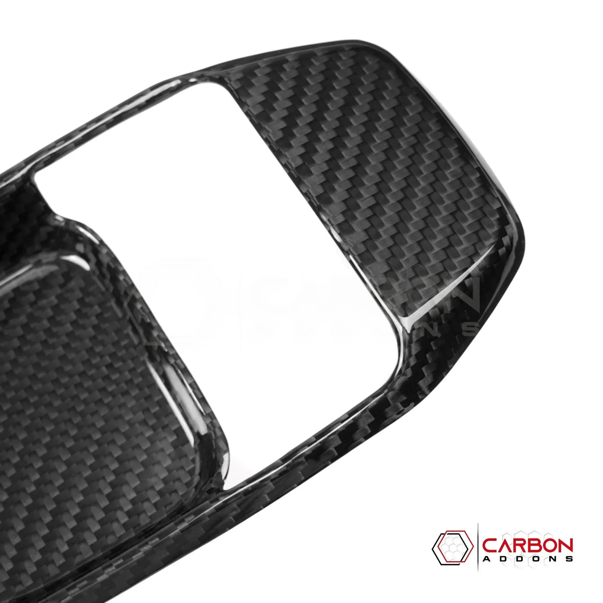 2018+ Jeep Wrangler JL & 2020+ Gladiator JT Real Carbon Fiber Interior Door Handle Trim Covers (4pcs)