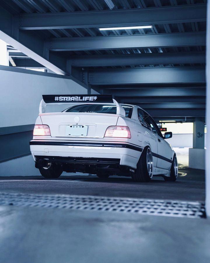 BMW E36 Coupe/Convertible Custom Clear Tail Lights V3 (1992-1999)