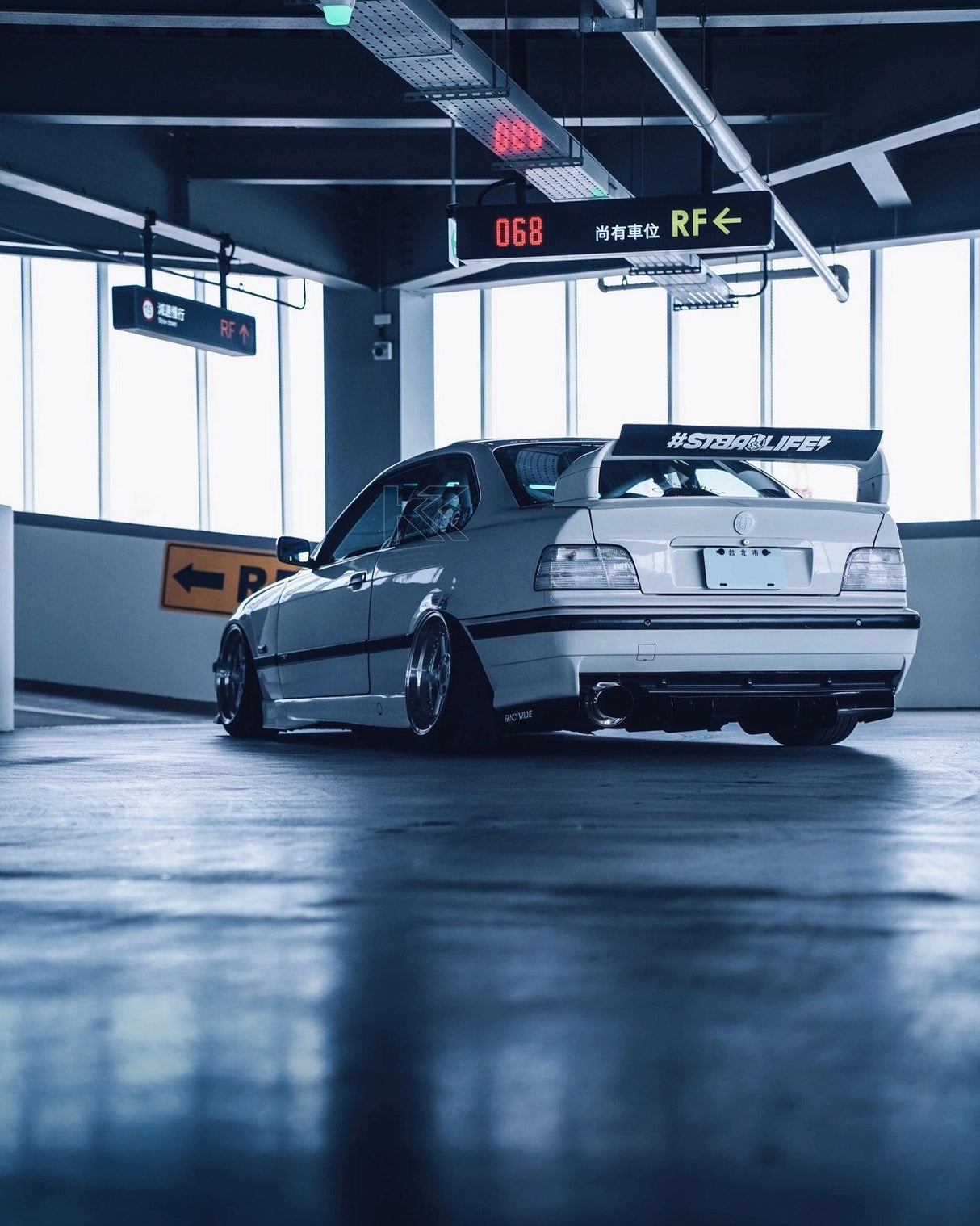 BMW E36 Coupe/Convertible Custom Clear Tail Lights V3 (1992-1999)