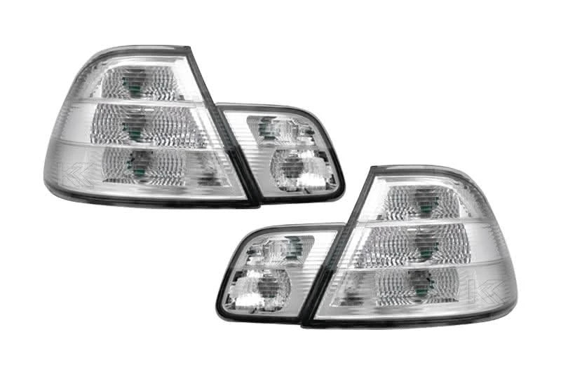 BMW 3-Series E46 COUPE Clear Tail Lights (1998-2006)