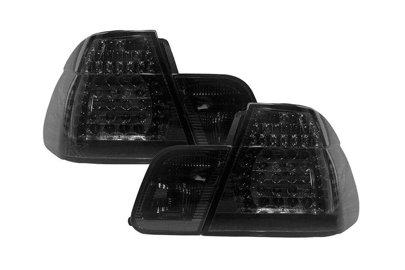 E46 Sedan Clear/Smoked LED Tail Lights - Pre Face Lift (1999-2001)
