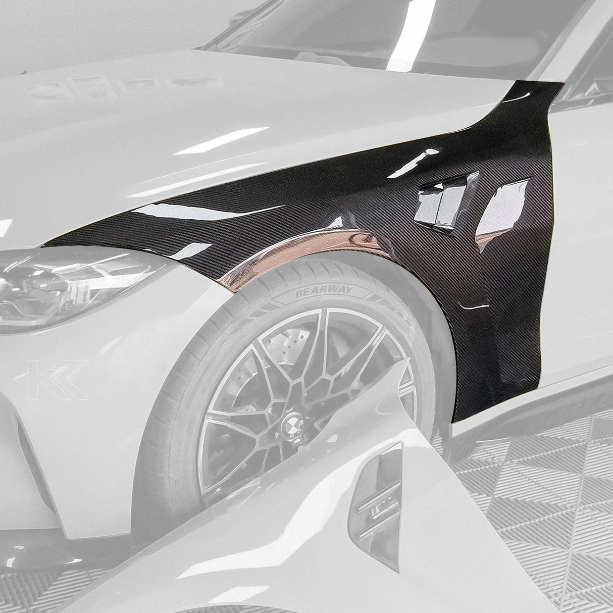 BMW 4 Series G82 M4 Carbon Fiber Fender (2021+) - K2 Industries