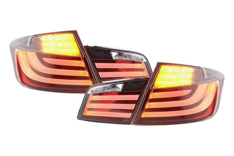 BMW 5-Series F10 Sedan Black LED Taillights (2010-2012)