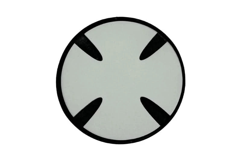 BMW Roundel Emblem Covers - Full Carbon Fiber Black and White Style V2