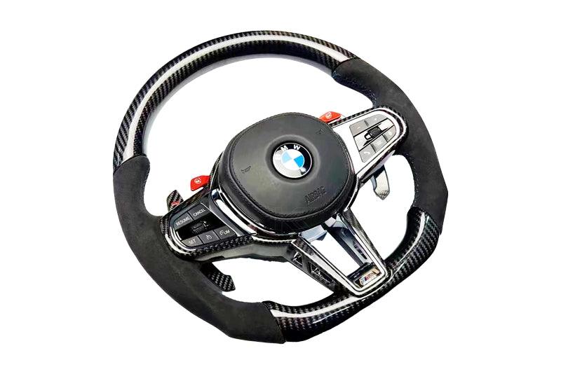 BMW 2/3/4/5 Series LCI G80 G81 G82 G83 G87 G20 G30 Carbon Fiber Steering Wheel (2019+)