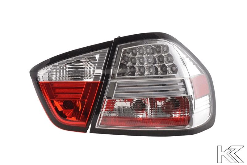 BMW 3-Series E90 Sedan OE Style Chrome LED Taillights(2005-2008)