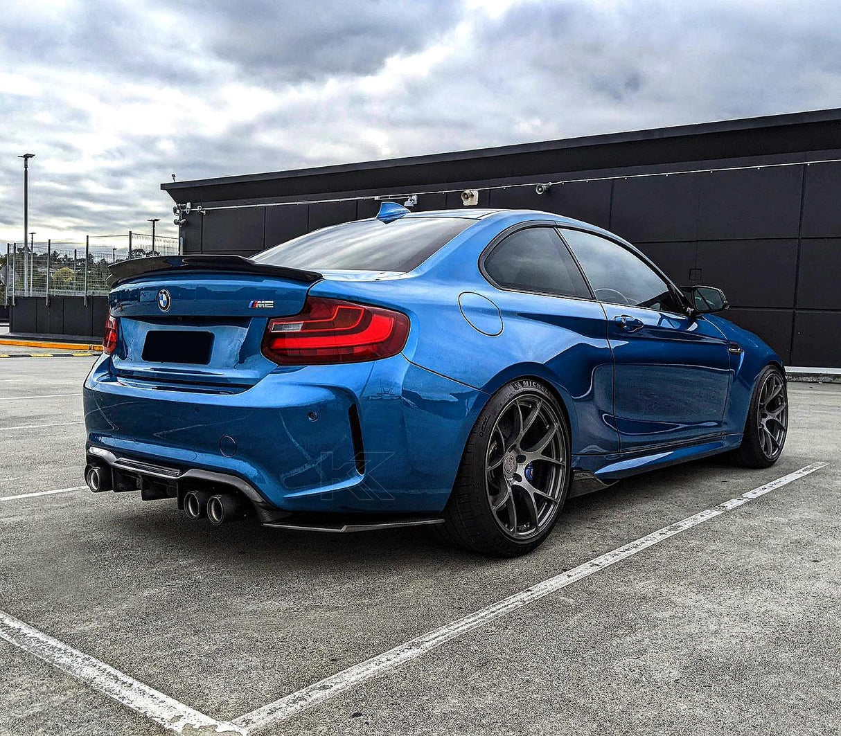 BMW 2 Series M2 F87 MTC Design Carbon Fiber Diffuser (2014 - 2021)