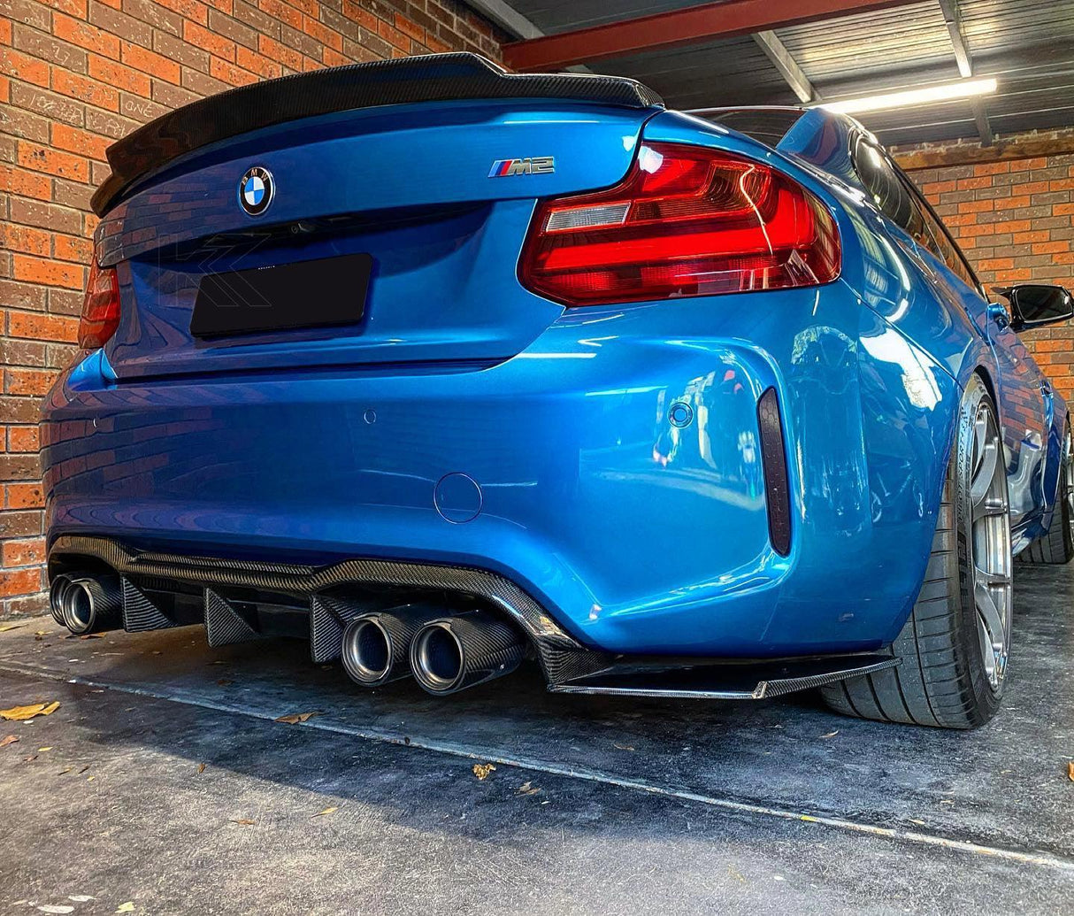 BMW 2 Series M2 F87 MTC Design Carbon Fiber Diffuser (2014 - 2021)