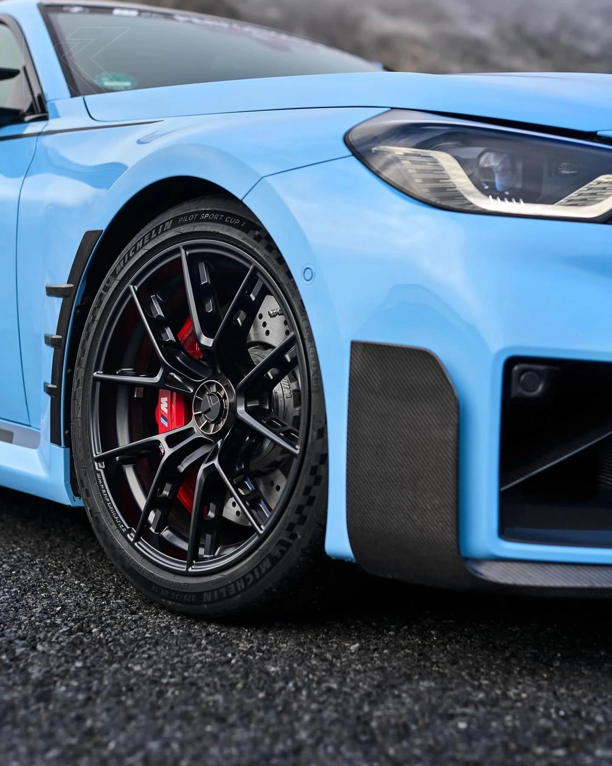 BMW 2 Series G87 M2 Carbon Fiber Front Fender Trims (2023+)