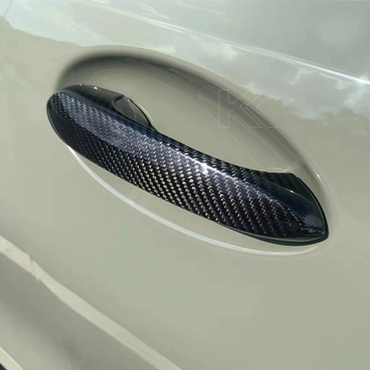 BMW 5 Series G30 F90 Carbon Fiber Door Handle Cover (2017+)