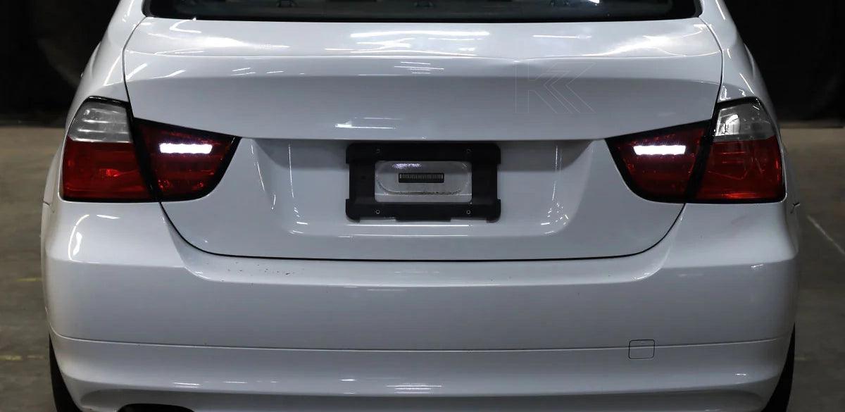 LED Tail Lights BMW 325i 328i 330i 335i E90 Sedan (09-11) Sequential Signal Red / Chrome / Black - K2 Industries