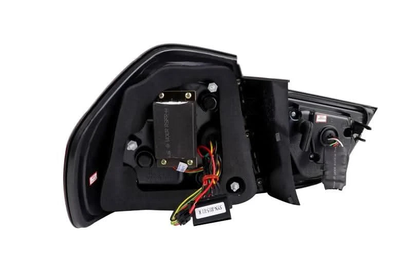 LED Tail Lights BMW 325i 328i 330i 335i E90 Sedan (09-11) Sequential Signal Red / Chrome / Black - K2 Industries
