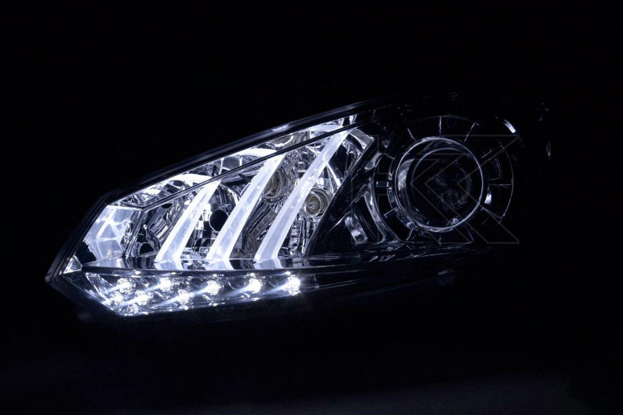 Volkswagen Golf 6 Chrome DRL Headlights (2008 - 2014)