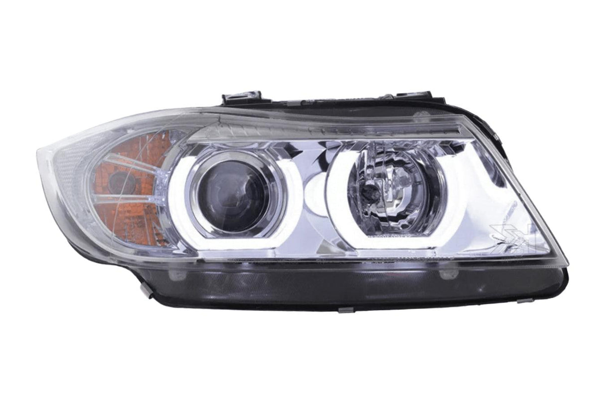 BMW 3 Series E90 /E91 Chrome LED U BAR Headlights (2005 - 2012)