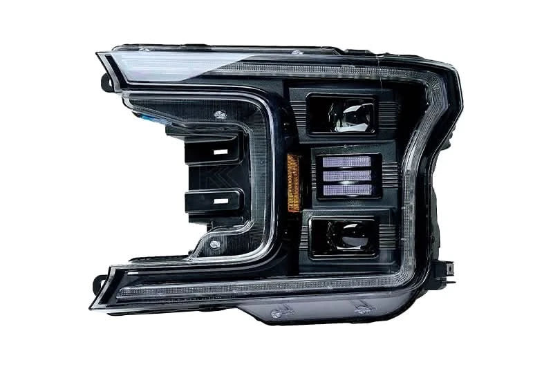 Essential Series Headlight and DRL Grille 2pc Bundle 18-20 Ford F150 OLM Outside Line Motoring