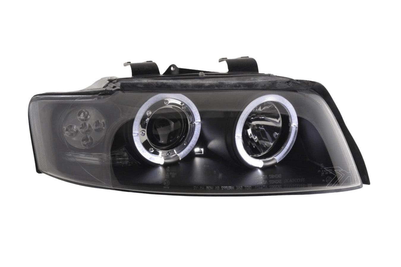 Audi A4 (B6 8E) Black Angel Eyes Headlight Set (2001-2004)