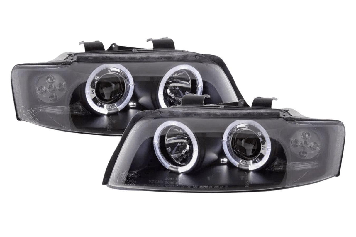 Audi A4 (B6 8E) Black Angel Eyes Headlight Set (2001-2004)