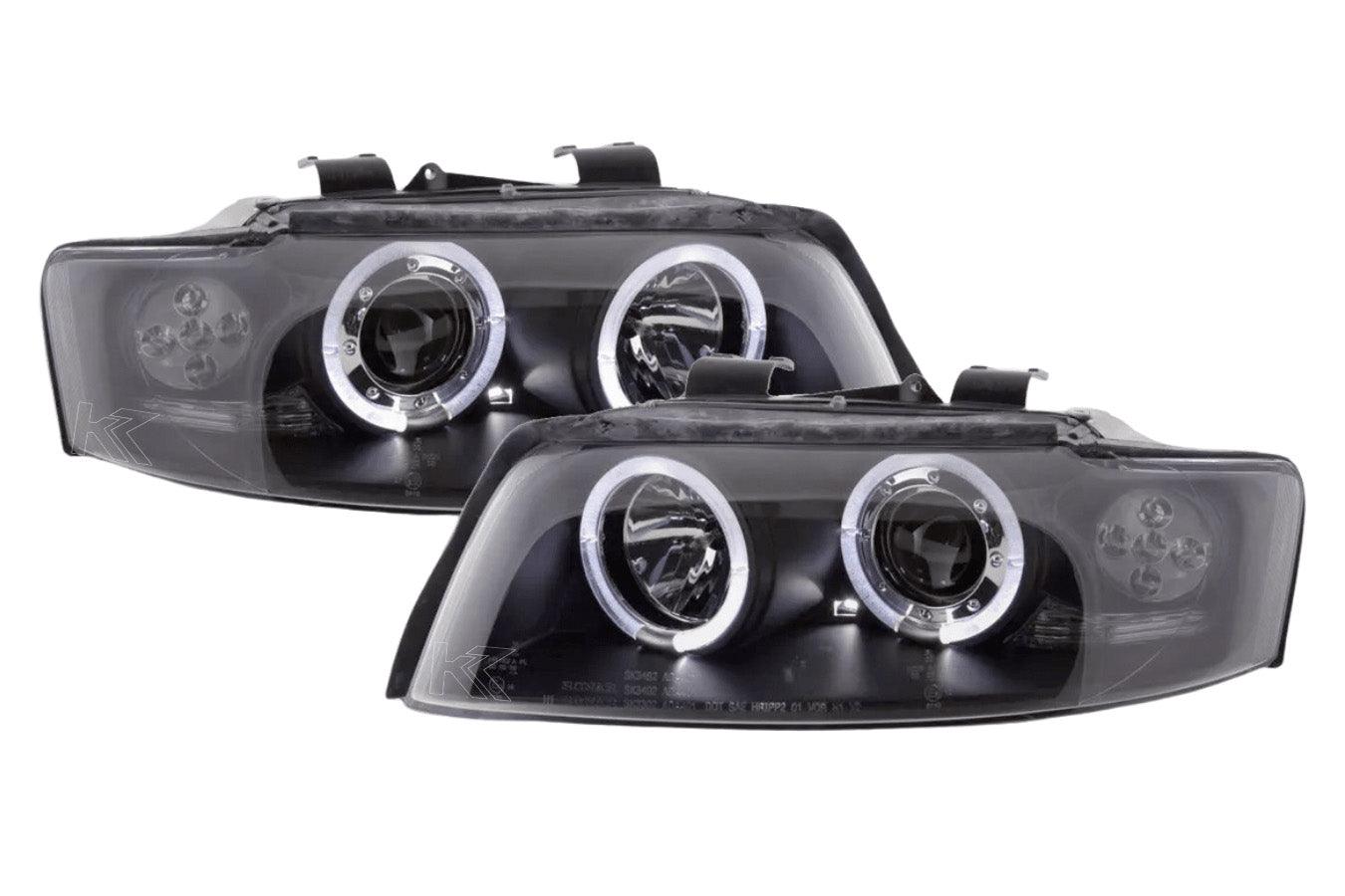 Audi A4 (B6 8E) Black Angel Eyes Headlight Set (2001-2004)