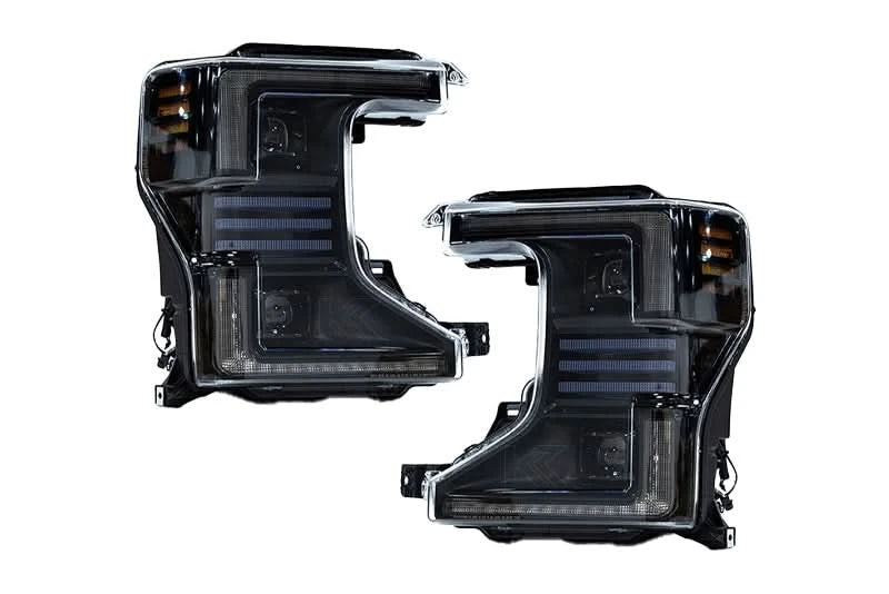 Essential Series Headlight and DRL Grille 2pc Bundle 20-22 Ford Super Duty OLM Outside Line Motoring